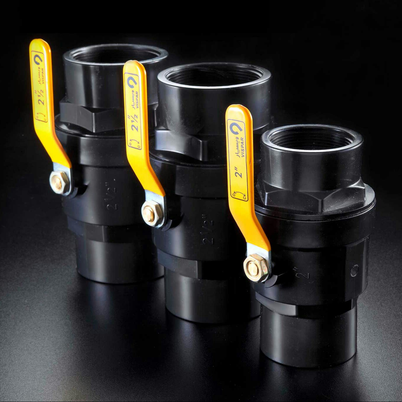 شیر تک ضرب پلیمری دسته فلزی 110-4 اینچ