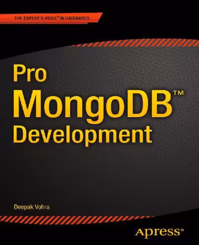 خرید و دانلود نسخه کامل کتاب Pro MongoDB Development
