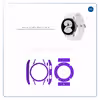 برچسب ماهوت طرح Purple Fiber مناسب برای ساعت هوشمند سامسونگ Watch4 40mm
