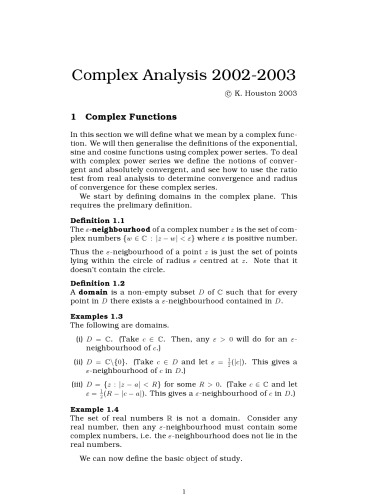 خرید و دانلود نسخه کامل کتاب Complex Analysis