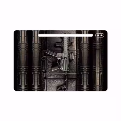 برچسب پوششی ماهوت مدل Gun مناسب برای تبلت سامسونگ Galaxy Tab S6 2019 SM-T865