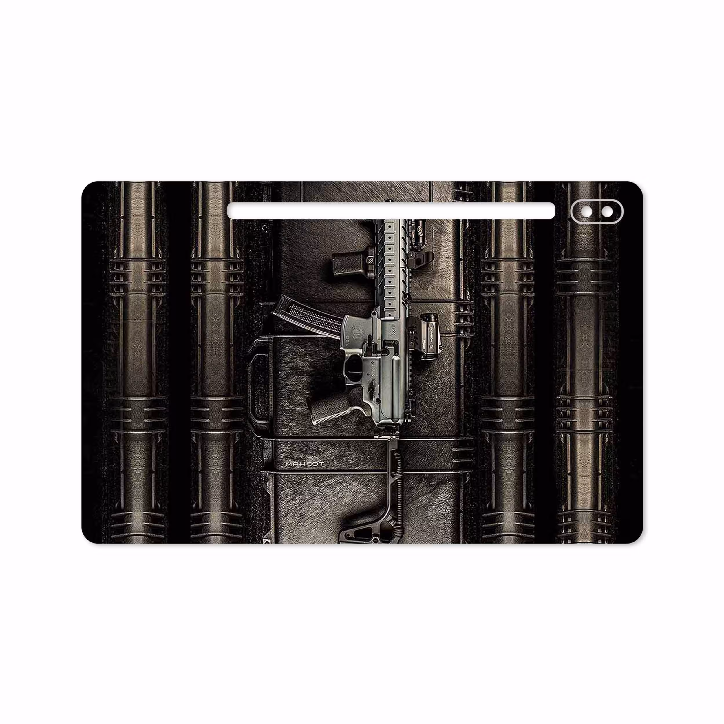 برچسب پوششی ماهوت مدل Gun مناسب برای تبلت سامسونگ Galaxy Tab S6 2019 SM-T865
