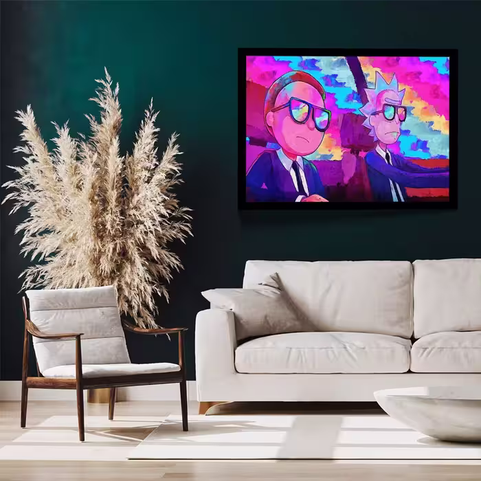 تابلو مدل rick and morty کد G2061