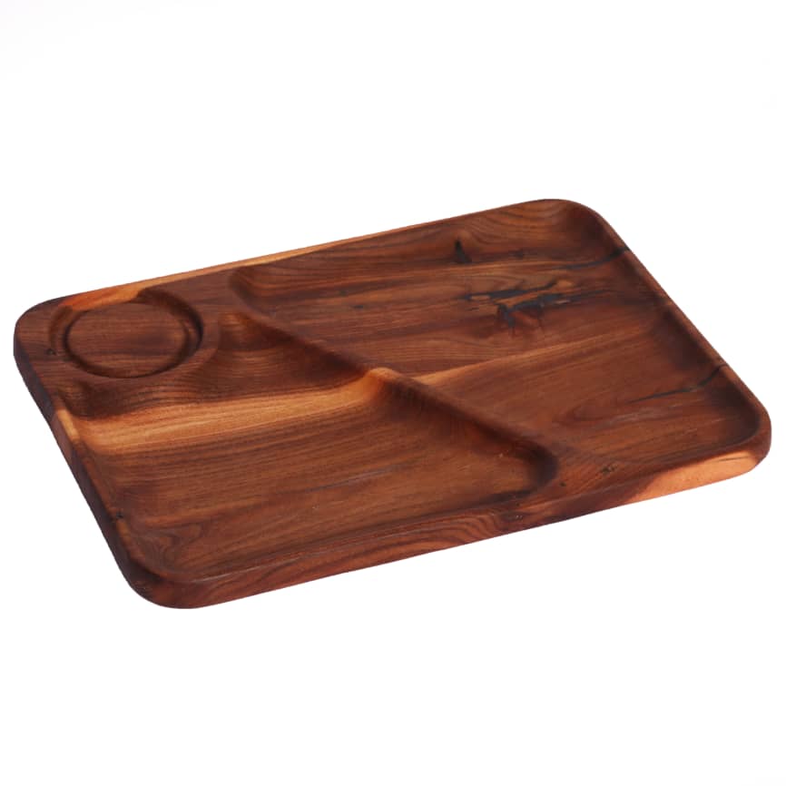 سینی سرو مدل دو خانه کد 1