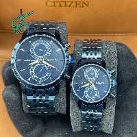 خرید ست ساعت زنانه و مردانه سیکو سه موتوره فعال کیفیت عالی جنس استیل رنگ ثابت موتور ساخت ژاپن کیفیت عالی کد 2115905 - ردگل