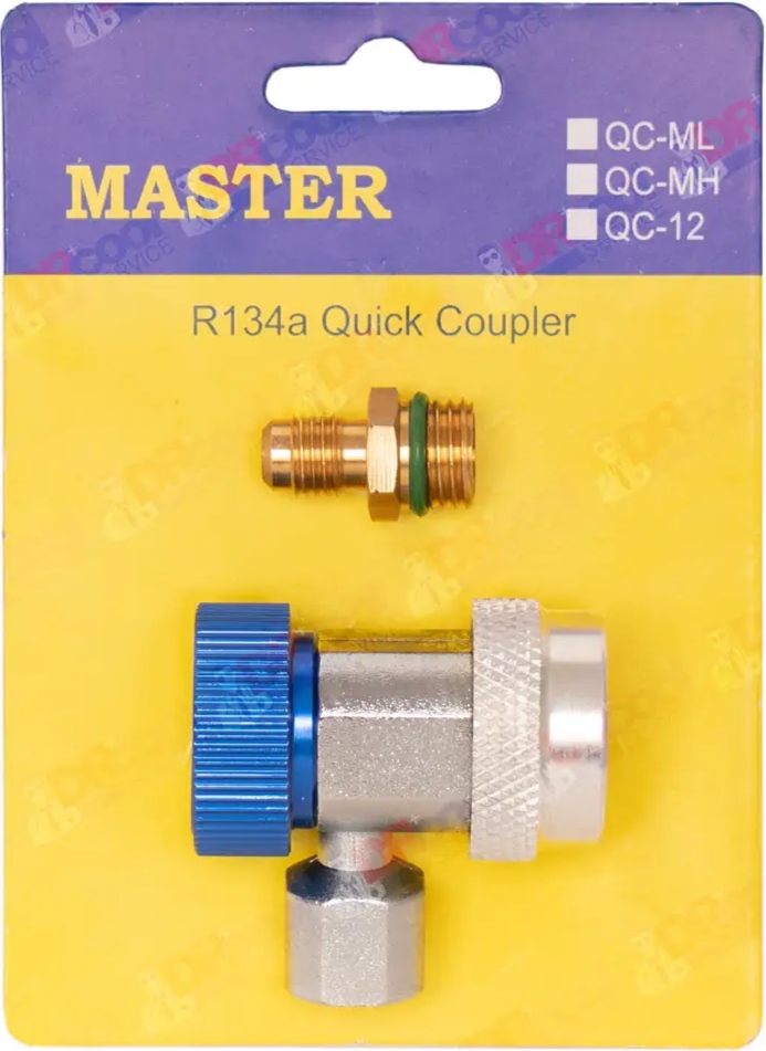 کوپلینگ شارژ گاز فشار پایین آبی کولر ماشین برند MASTER مدل QC-ML | آریا سیتی