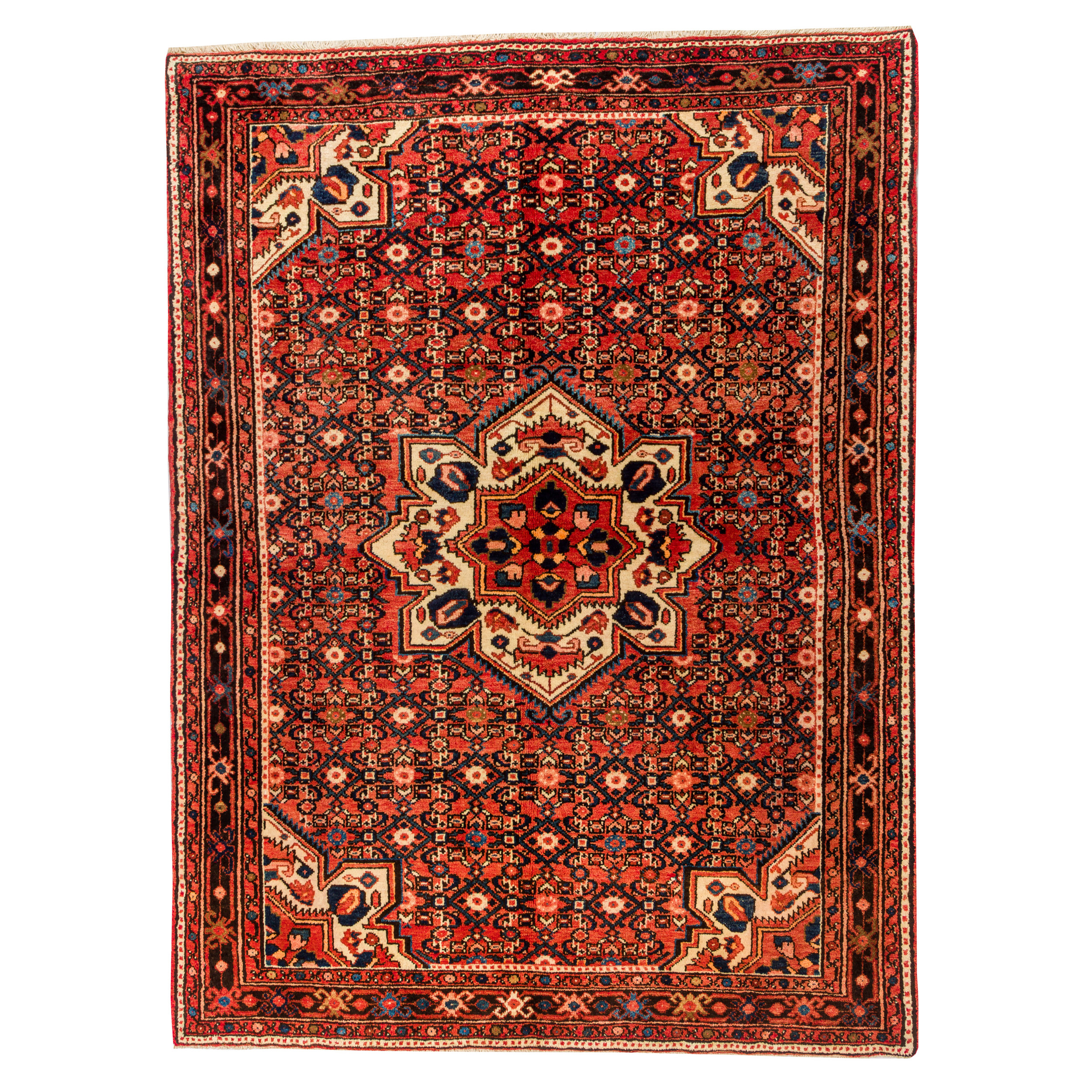 فرش دستبافت سه و نیم متری مدل همدان کد 46.10199