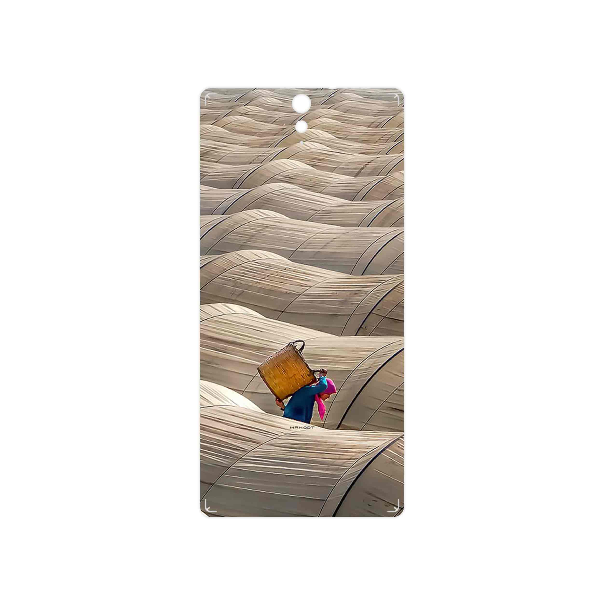 برچسب پوششی ماهوت مدل Strawberry Greenhouses مناسب برای گوشی موبایل سونی Xperia C5