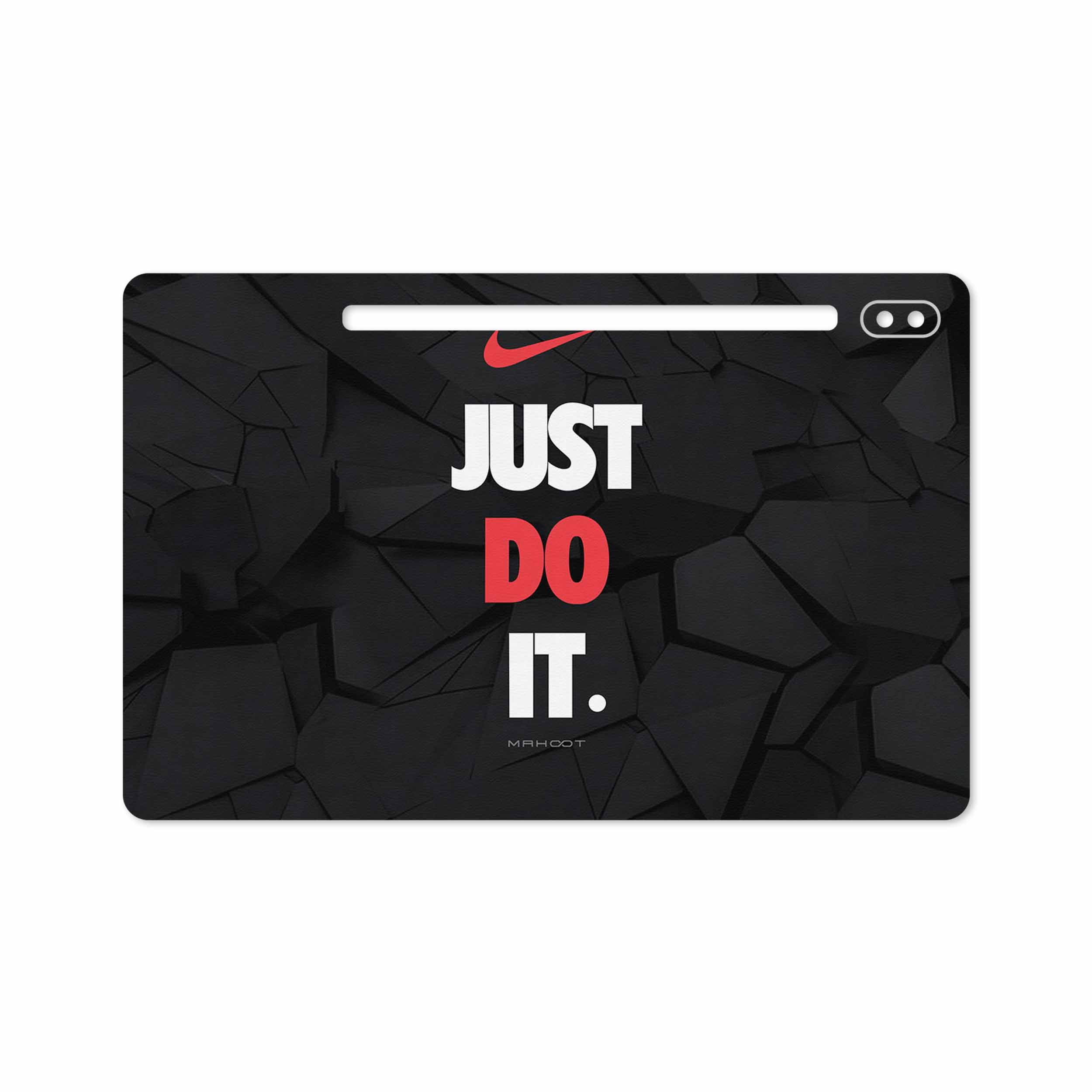 برچسب پوششی ماهوت مدل NIKE-Logo مناسب برای تبلت سامسونگ Galaxy Tab S6 2019 SM-T865