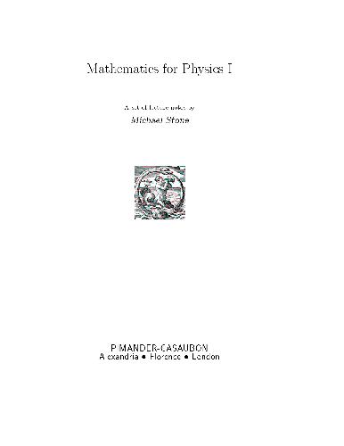 خرید و دانلود نسخه کامل کتاب Mathematics for Physics I