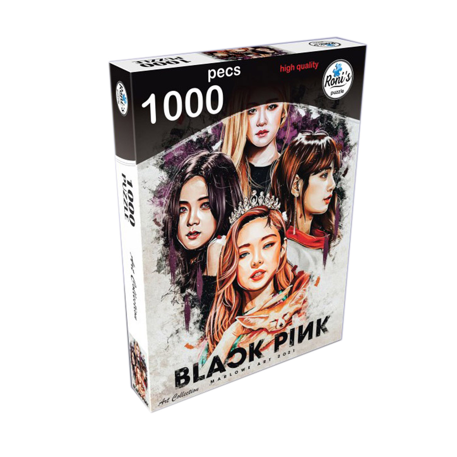 پازل 1000 تکه رونیز مدل black pink کد 01680