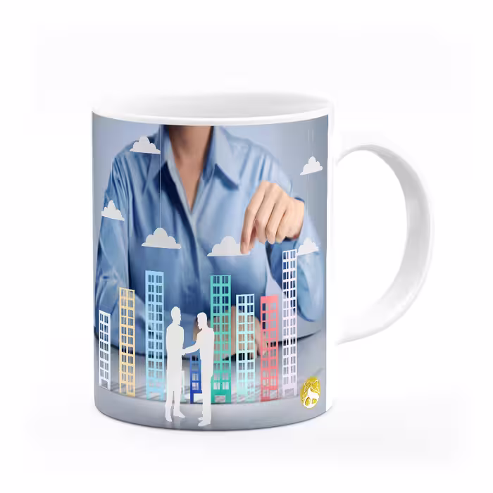 ماگ هومرو طرح بیزینس و جملات انگیزشی مدل MG8339