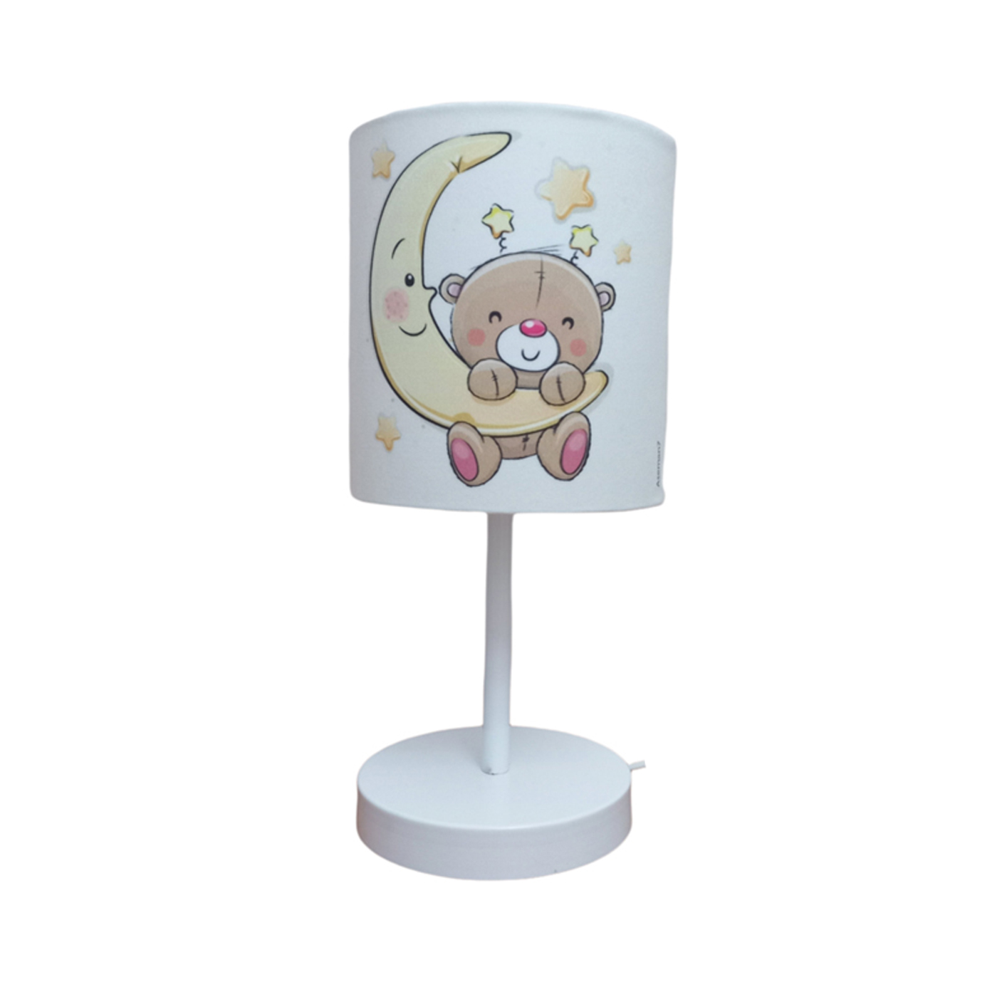 آباژور رومیزی کودک مدل خرس و ماه کد A-107W