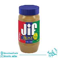 کره بادام زمینی جیف مغزدار JIF BLUE