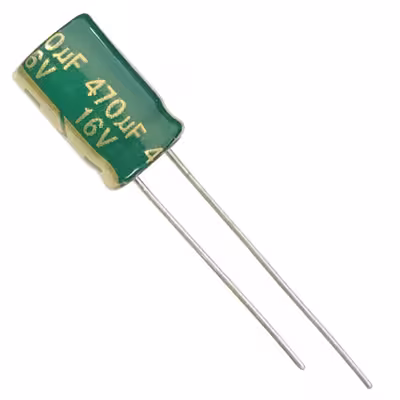 خازن الکترولیت 470 میکروفاراد هنزینگ مدل HX16V بسته 20 عددی