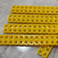 سازه رباتیک S24  بسته ده عددی زرد رنگ قابل استفاده برای انواع ربات ها