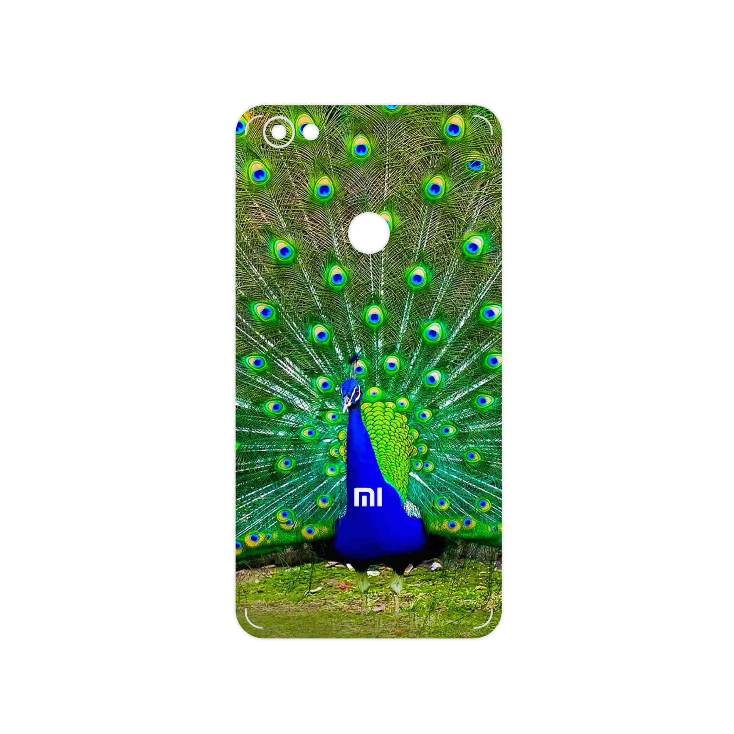 برچسب پوششی ماهوت مدل Peacock مناسب برای گوشی موبایل شیائومی Redmi Note 5A Prime