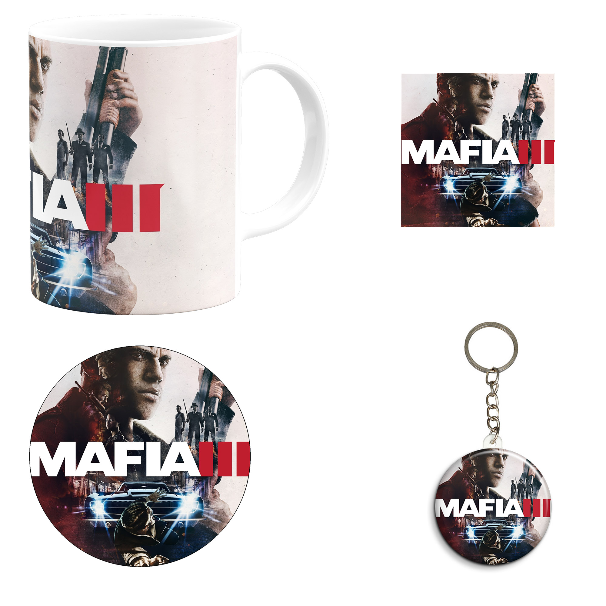 ست هدیه ماگ مدل بازی مافیا طرح Mafia کد M4