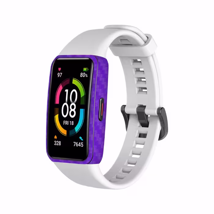 برچسب ماهوت طرح Purple Fiber مناسب برای ساعت هوشمند هوآوی band 6