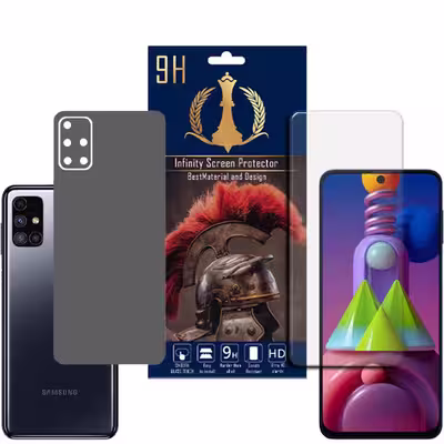 برچسب پوششی اینفینیتی مدل PRO MAX مناسب برای گوشی موبایل سامسونگ Galaxy M51 به همراه محافظ صفحه نمایش
