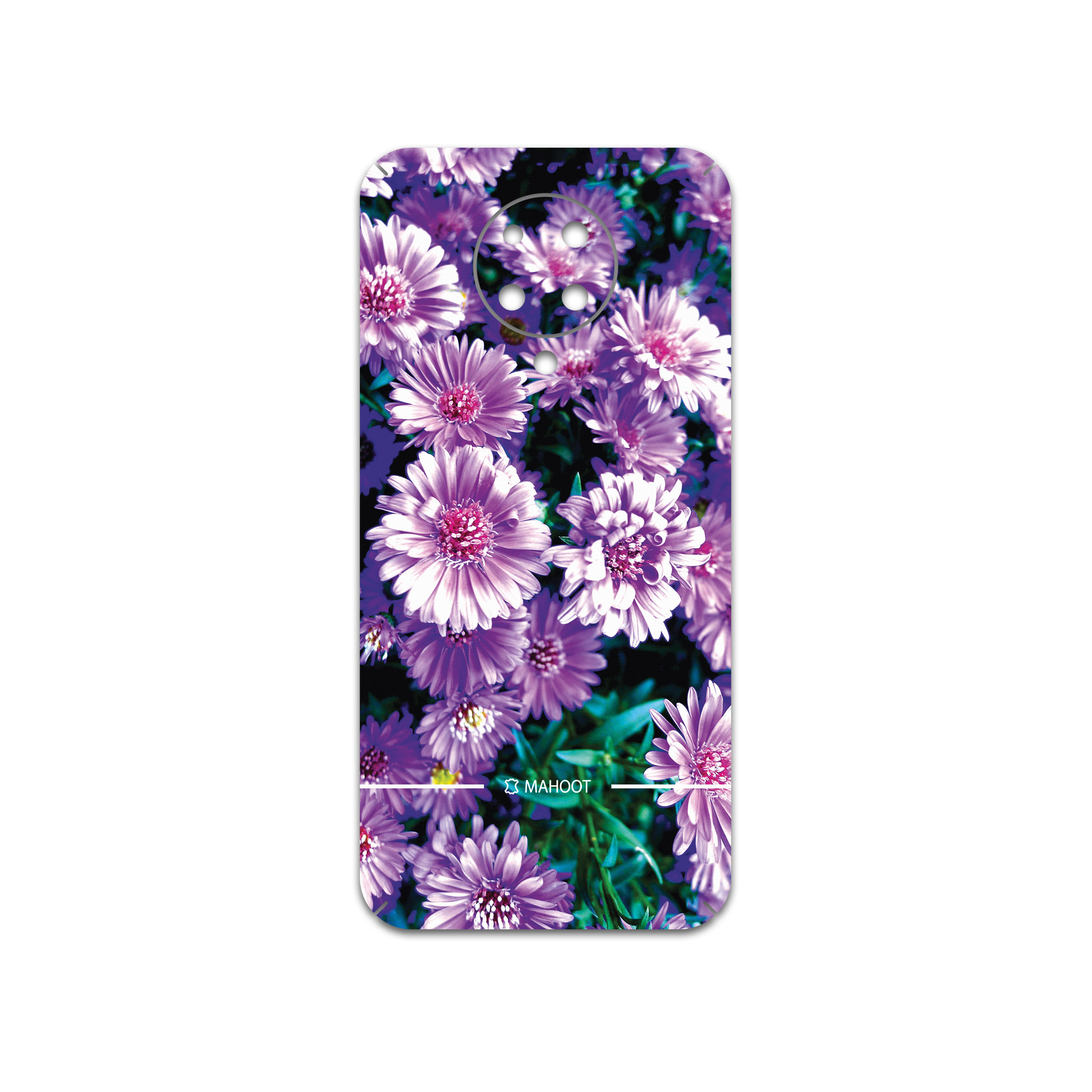 برچسب پوششی ماهوت مدل Purple-Flower مناسب برای گوشی موبایل شیائومی Poco F2 Pro