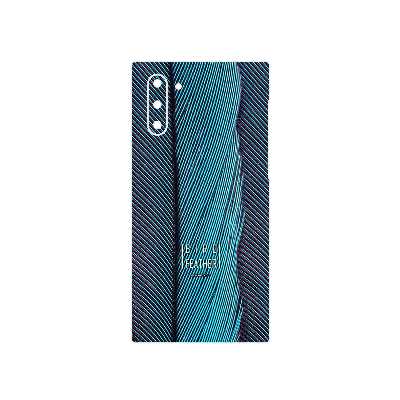 برچسب پوششی ماهوت مدل Turquoise feathers مناسب برای گوشی موبایل سامسونگ Galaxy Note 10