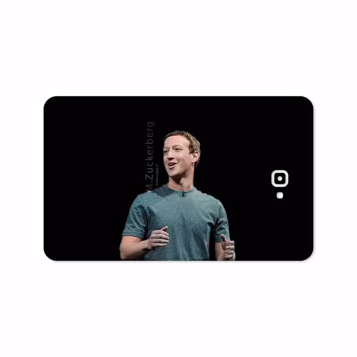 برچسب پوششی ماهوت مدل Mark Zuckerberg مناسب برای تبلت سامسونگ Galaxy Tab A 10.1 2016 T580