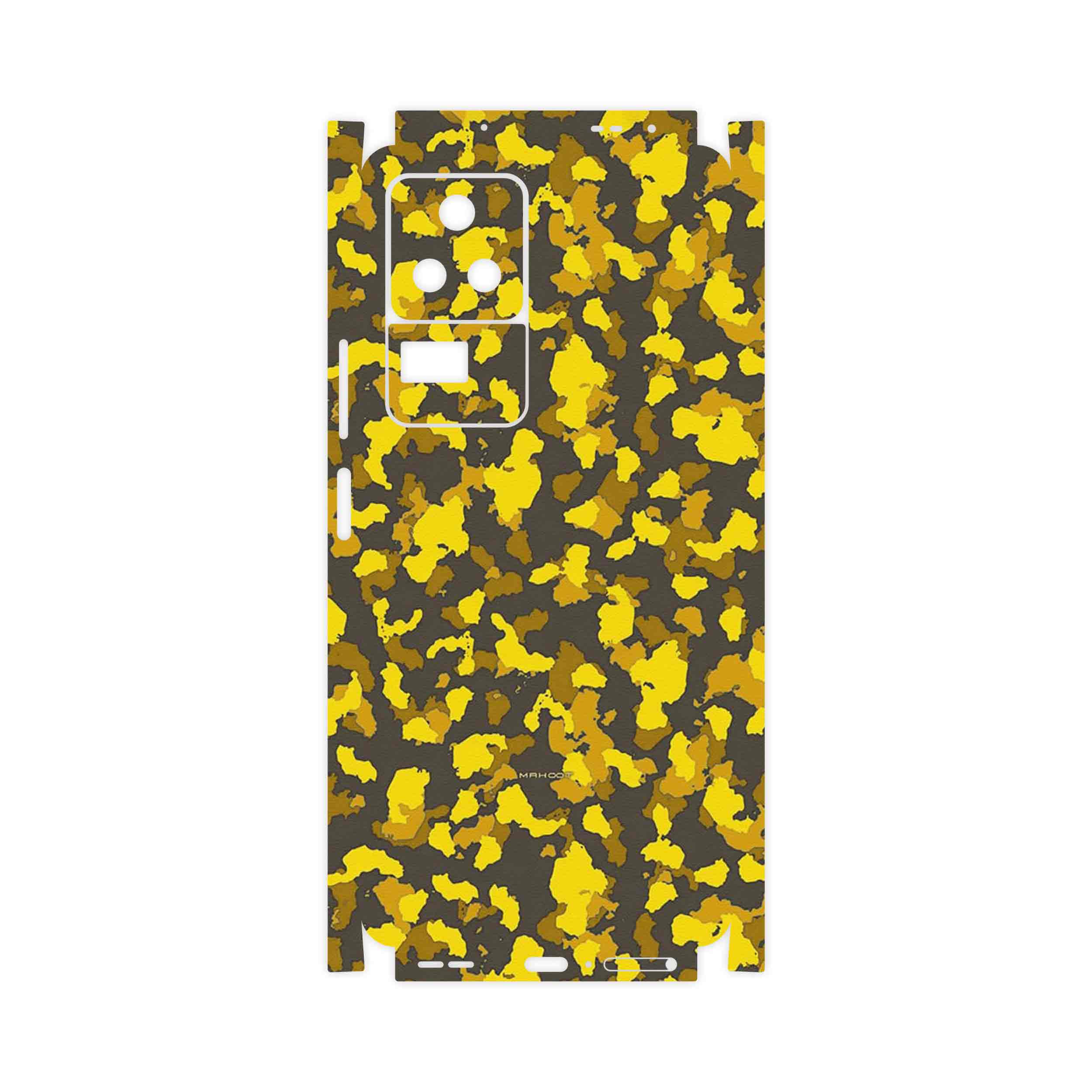 برچسب پوششی ماهوت مدل Yellow Infantry Army-FullSkin مناسب برای گوشی موبایل شیائومی Poco F4 5G