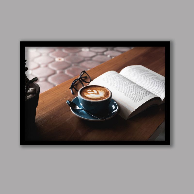 تابلو مدل فنجان قهوه کد LA-G10191-2 | دنیای قاب