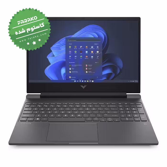خرید و قیمت لپ تاپ اچ پی Victus Gaming 15 FA1234NW نمایشگر 15٫6 اینچی، پردازنده Core i5-13420H، گرافیک 4 گیگابایت RTX 2050، رم 24 گیگابایت، حافظه 512 گیگابایت SSD - کاستوم شده