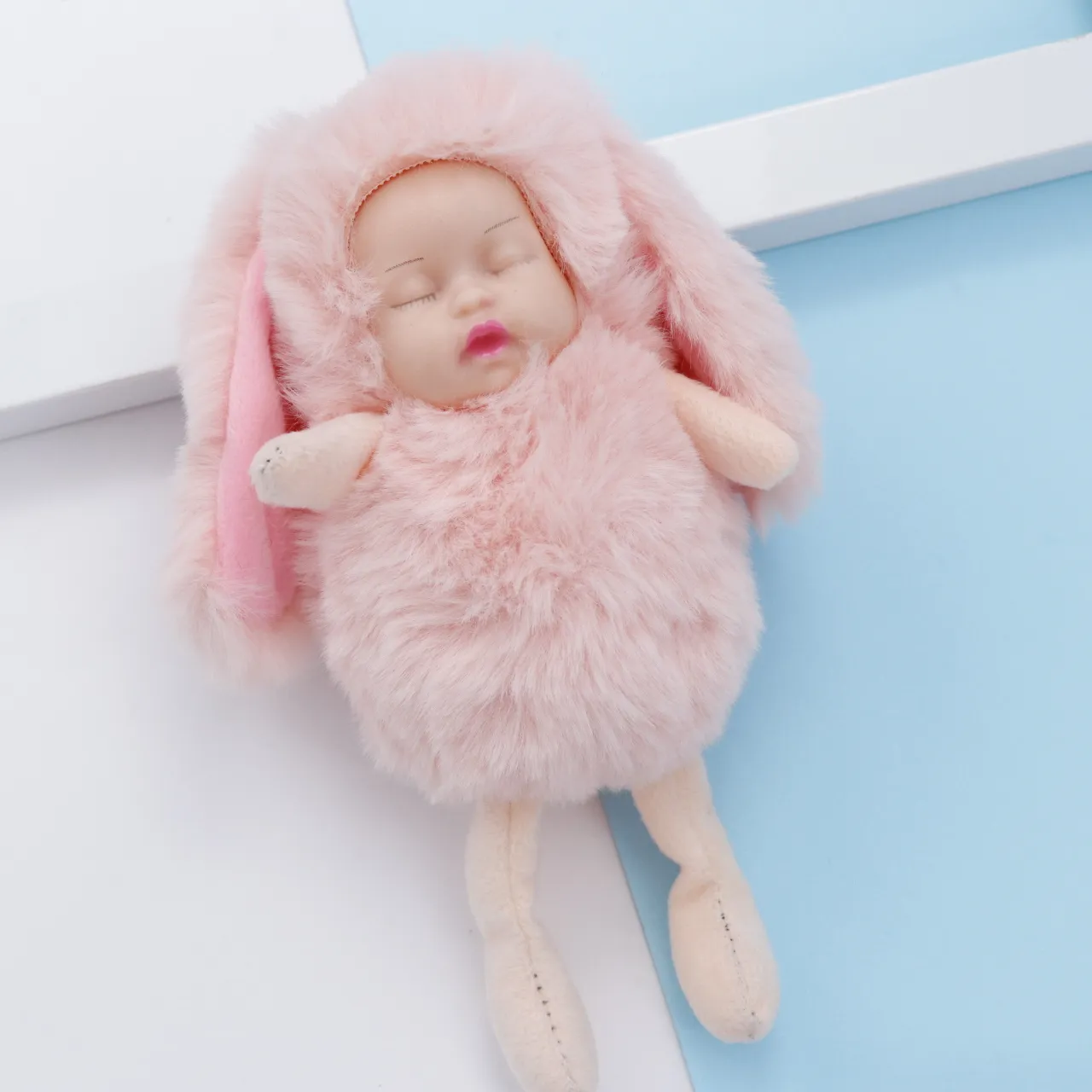 سرکلیدی خزی کودک بیبی هلویی 30115