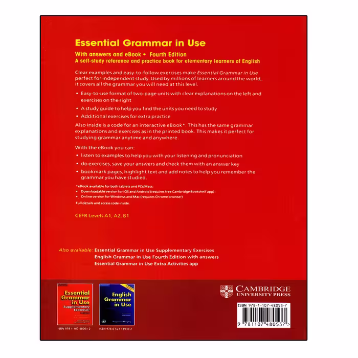 کتاب Essential Grammar In Use اثر Raymond Murphy انتشارات الوندپویان