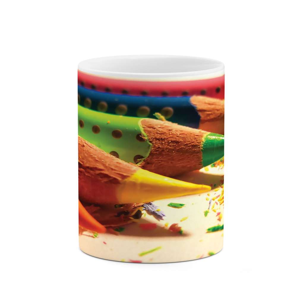 ماگ طرح مداد رنگی مدل 04339