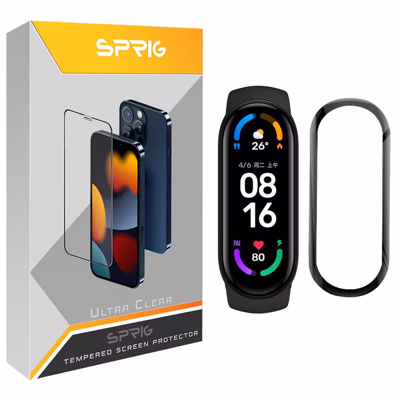 محافظ صفحه نمایش نانو اسپریگ مدل SPG مناسب برای ساعت هوشمند شیایومی Mi Band 6