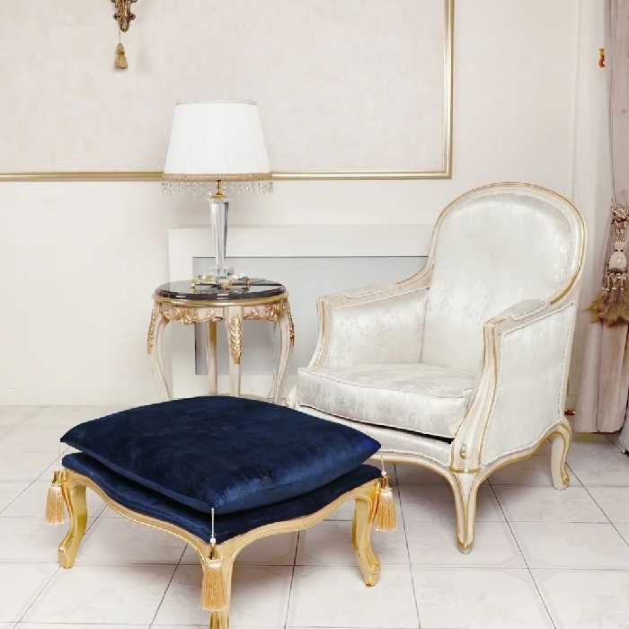 مبل تکنفره رومئو فرانسوی( ارسال با باربری پس کرایه )