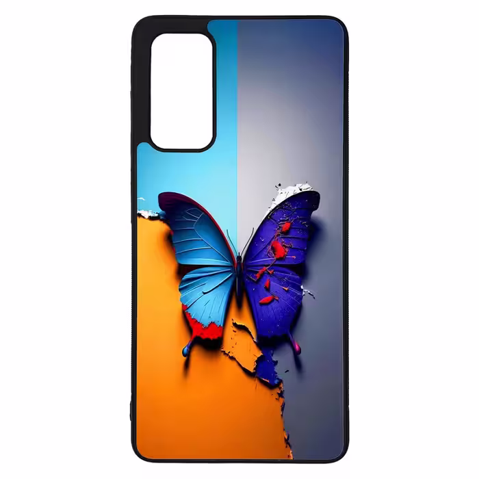 کاور طرح پروانه کد G-145 مناسب برای گوشی موبایل سامسونگ Galaxy S20 FE | دیجی قاب دونی