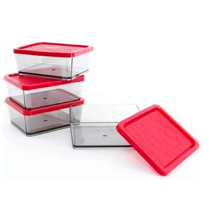 ظرف نگهدارنده کیولوکس مدل IDEAS کد L662 مجموعه 4 عددی