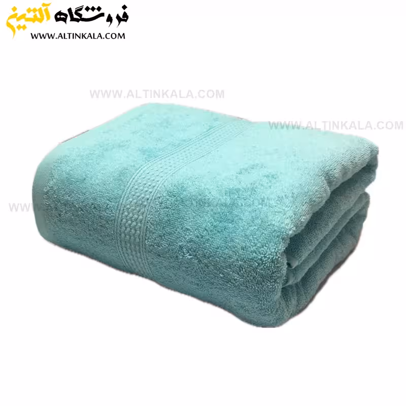 حوله دستی برق لامع مدل دیور فیروزه ای 40×80