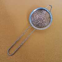 صافی چای یا الک آرد  استیل ضد زنگ304 سایز بزرگ 20 س م 