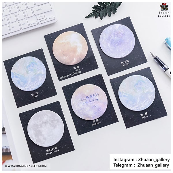 استیکی نت Galaxy Dream طرح سیاره
