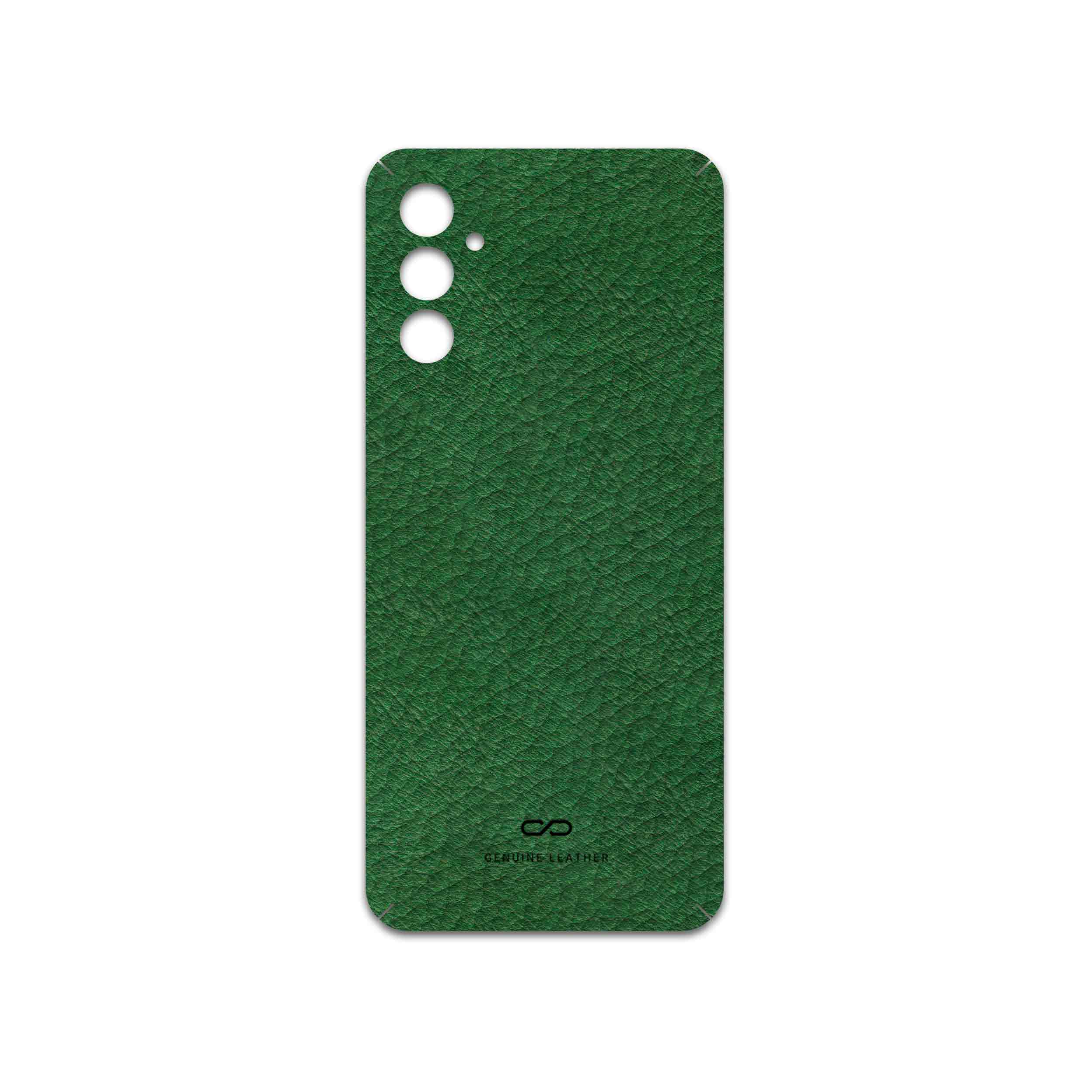 برچسب پوششی ماهوت مدل Green-Leather مناسب برای گوشی موبایل سامسونگ Galaxy M13 (India)