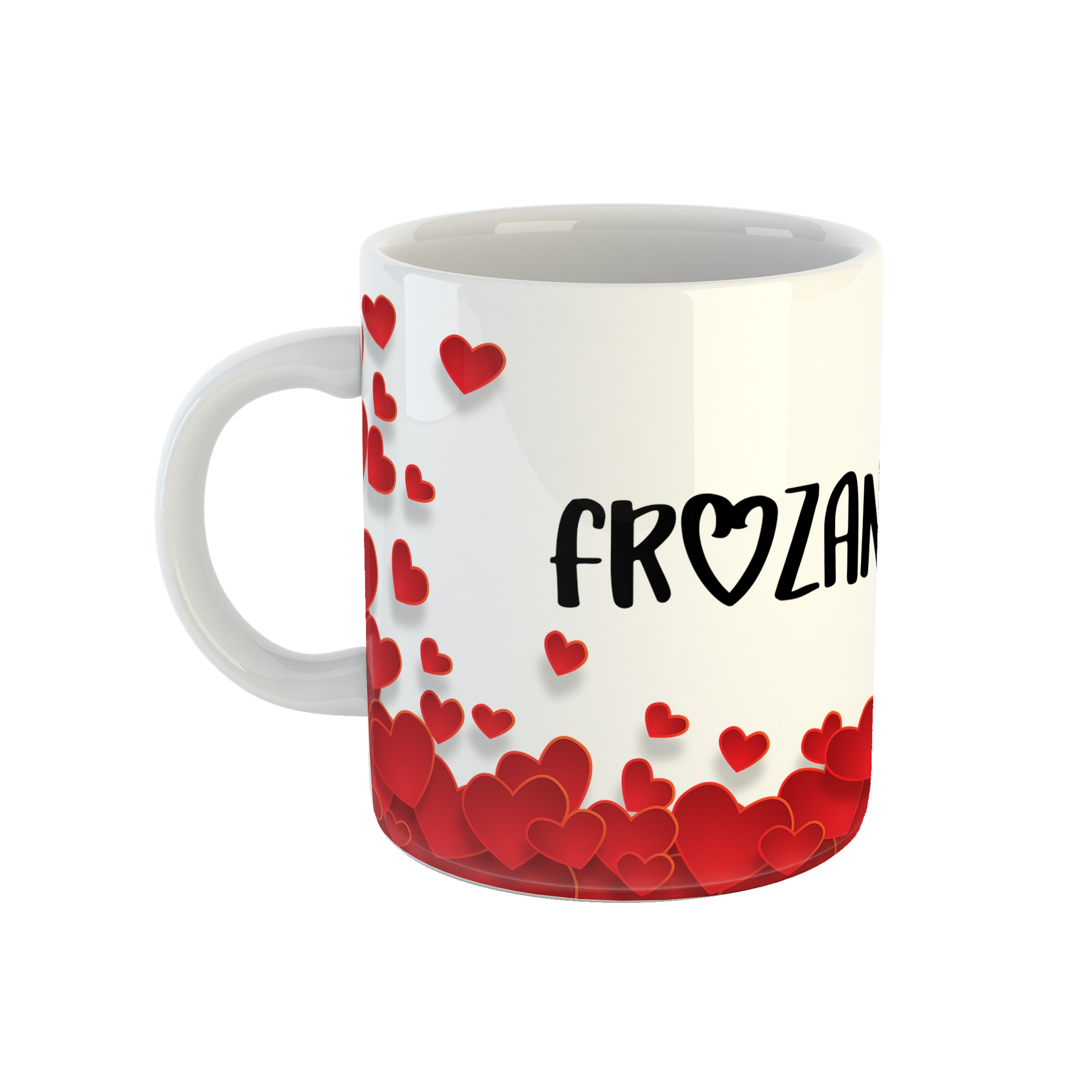 ماگ طرح قلب مدل فروزنده