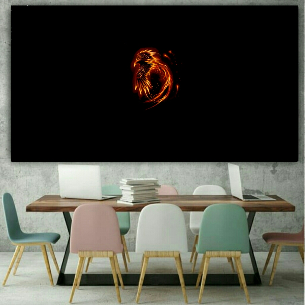 تابلو شاسی طرح ققنوس کدBL384