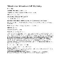 خرید و دانلود نسخه کامل کتاب Mastering Windows Xp Registry