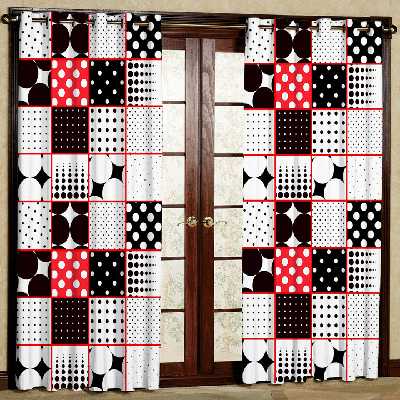 پرده پانچی کد 5222 سایز 280x140 سانتی متر