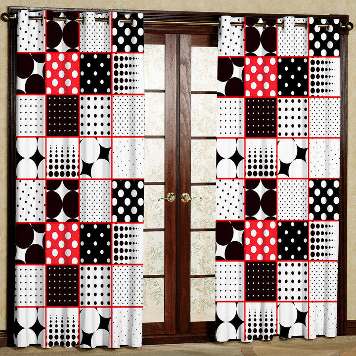 پرده پانچی کد 5222 سایز 280x140 سانتی متر