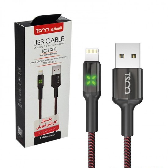 کابل آیفون (lightning) کنفی طول 1 متر تسکو (TSCO) مدل TC I 901

