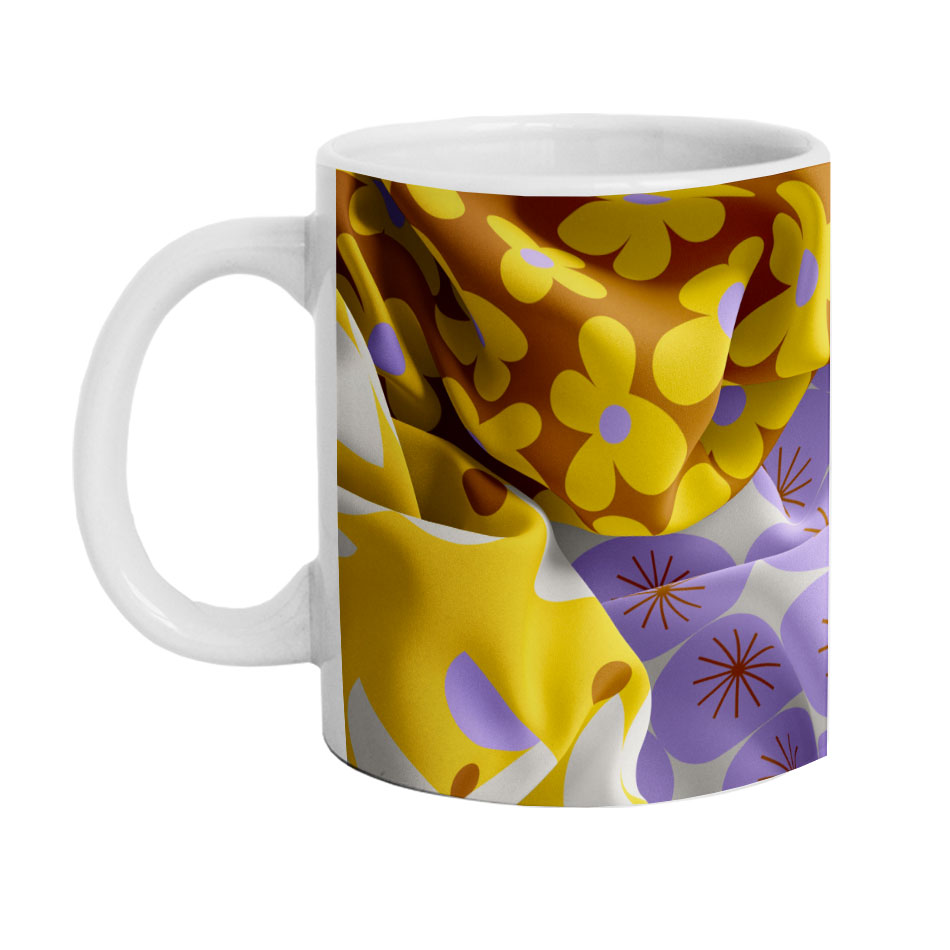 ماگ دارلی طرح پارچه مدل M808