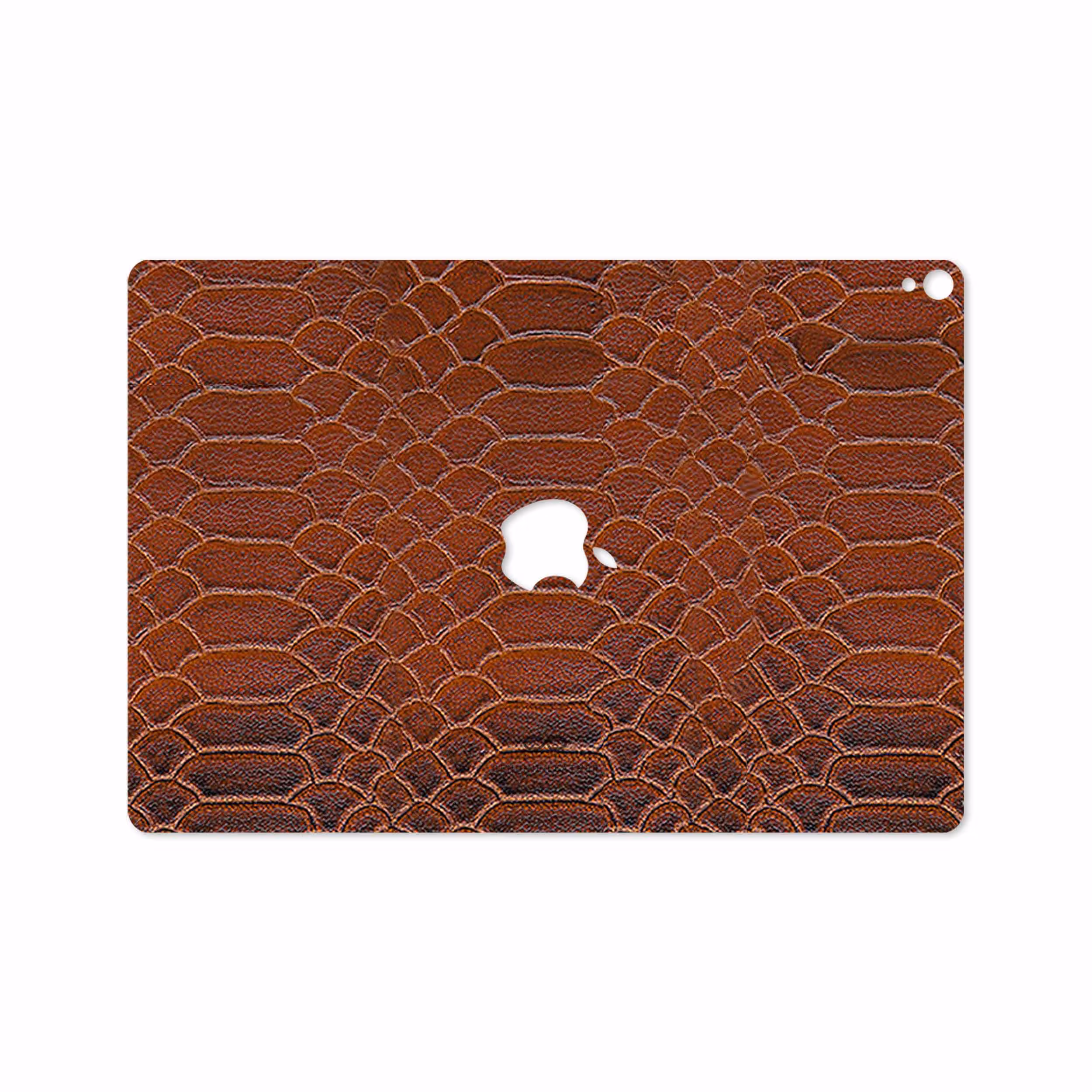 برچسب پوششی ماهوت مدل Brown-Snake-Leather مناسب برای تبلت اپل iPad Pro 10.5 2017 A1701