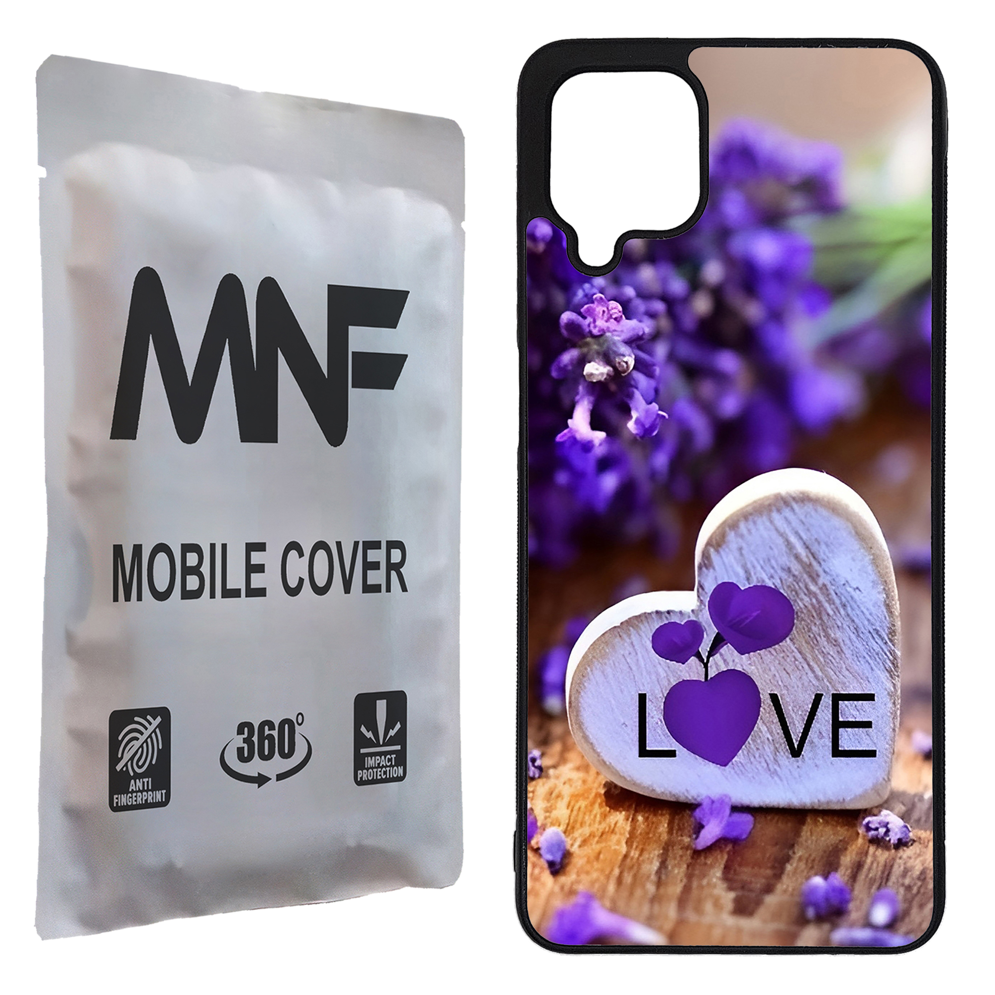 کاور ام ان اف طرح قلبی LOVE کد P-002 مناسب برای گوشی موبایل سامسونگ Galaxy A12 4G / A12 5G